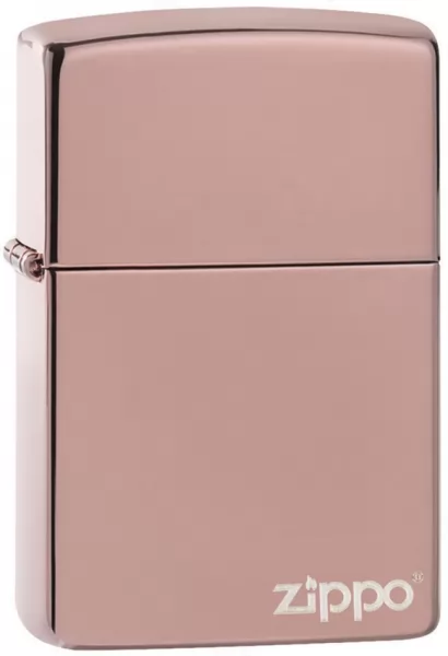 Zippo Classic Logo Rose Gold lights ZO14948