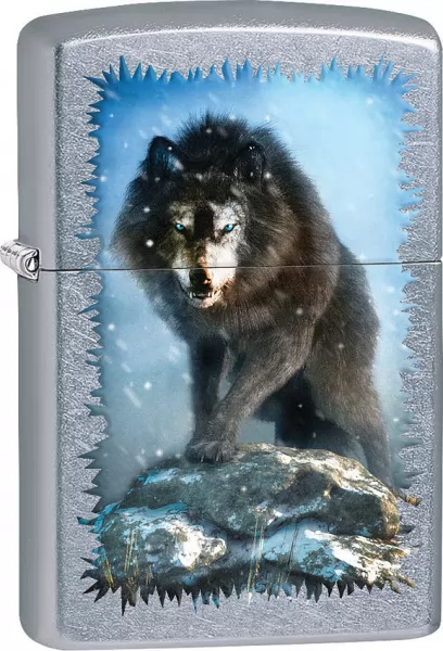 Zippo Wolf Design lights ZO15288