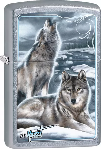 Zippo Winter Wolf Lighter lights ZO15322