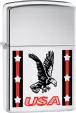 Zippo USA Ribbon/Eagle Lighter - ZO15326