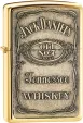 Zippo Jack Daniels label lighter (model Z016428)