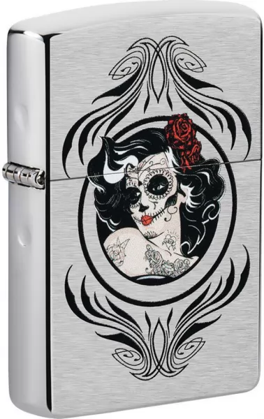 Zippo Day of the Dead Lighter lights ZO16609