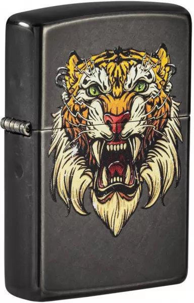 Zippo Sabretooth Tattoo Lighter lights ZO16634