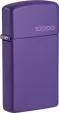 Zippo Slim Purple Logo Lighter - ZO16821