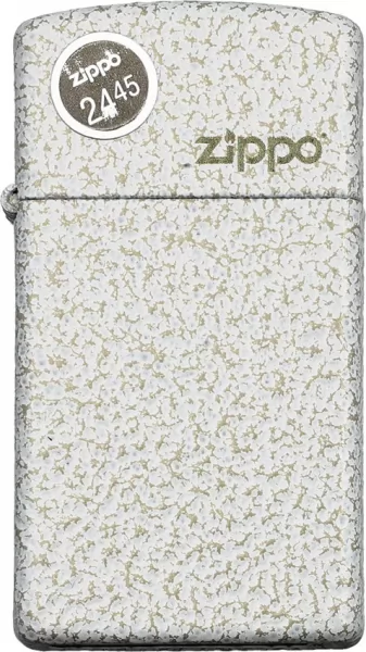 Zippo Slim Mercury Glass Logo lights ZO16822