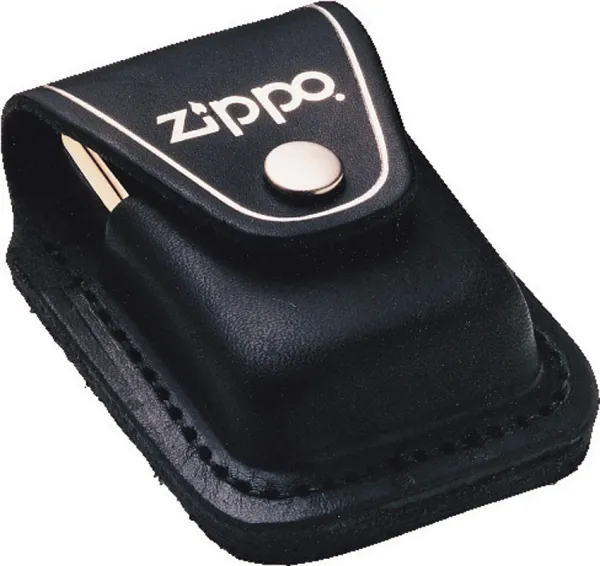Zippo Lighter Pouch Black Leather lights 17050