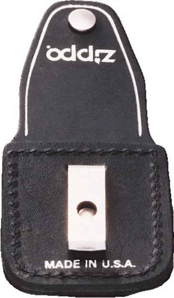 Zippo Lighter Pouch Black Leather lights 17060