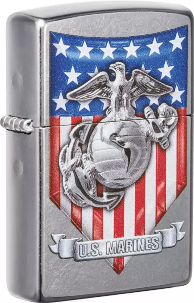 Zippo USMC Lighter lights ZO17322