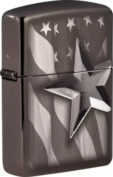 Zippo Retro Star Design Lighter lights ZO17444