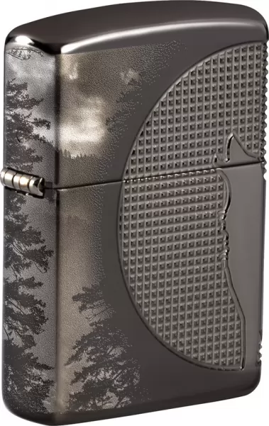 Zippo Wolf Armor Lighter lights ZO17489