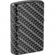 Zippo Carbon Fiber Design Lighter lights ZO17498