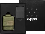 Zippo Lighter with MOLLE Green Pouch - ZO17562