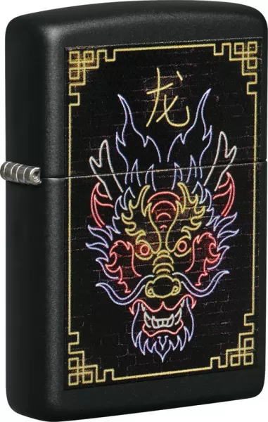 Zippo Neon Dragon Lighter lights ZO19841
