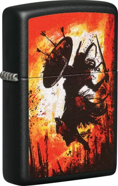 Zippo Warrior Lighter lights ZO19866