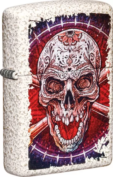 Zippo Skull Lighter lights ZO19873