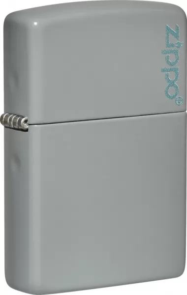 Zippo Classic Flat Gray Logo lights ZO19990