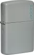 Zippo Classic Flat Gray Logo - ZO19990