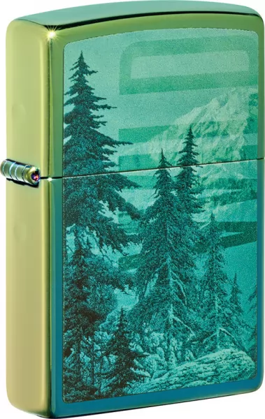 Zippo Mountain Design Lighter lights ZO19993