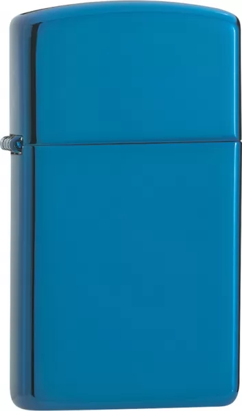 Zippo Slim Blue Lighter lights ZO20494