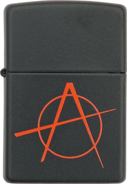 Zippo Anarchy Logo ZO20842 Windproof Lighter Red