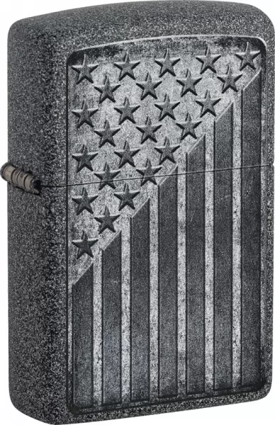 Zippo Stars and Stripes Design lights ZO21602