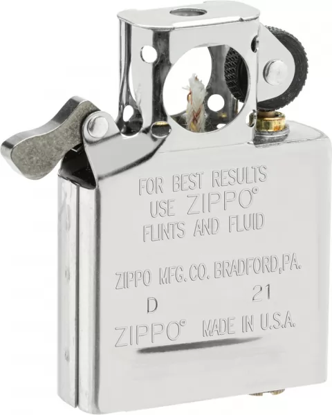 Zippo Pipe Insert Chrome lights ZO23588