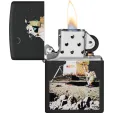Zippo Norman Rockwell Lighter lights 24533