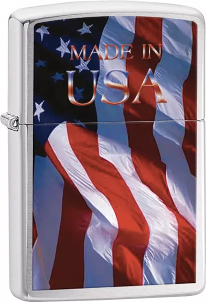 Zippo Made in USA Flag lighter (model ZO24797)