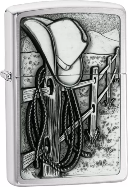 The Zippo Resting Cowboy lighter (model ZO24879)