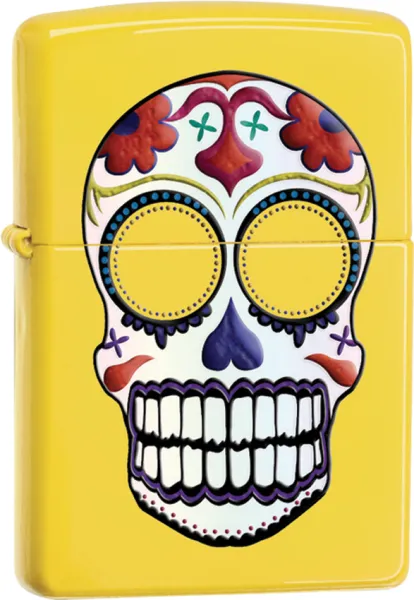 Zippo Day of the Dead Lemon lighter (model ZO24894) 