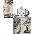 Zippo Chess Design lights ZO25423