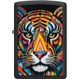 Zippo 218 Colorful Tiger Design lights ZO26215