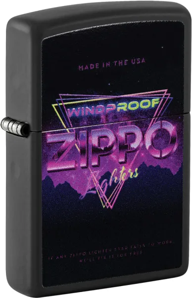 Zippo 218 Zippo Triangle Design lights ZO26279
