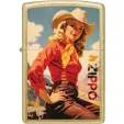 Zippo 48267 Cowgirl Design lights ZO26280