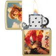 Zippo 48267 Cowgirl Design lights ZO26280