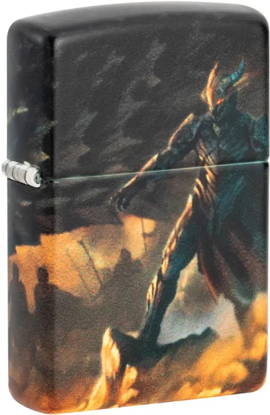 Zippo 49352 Knight And Dragon Design lights ZO26312