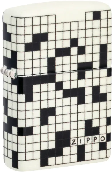 Zippo 49193 Crossword Puzzle Design lights ZO26313