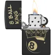 Zippo 218 King 8 Ball Design lights ZO26319