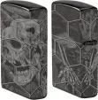 Zippo Trippy Skull Design lights ZO26700