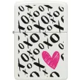 Zippo 214 Xo Heart Design lights ZO26817