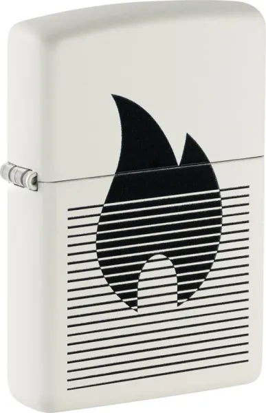 Zippo 214 Lined Flame Zippo Design lights ZO26846