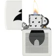 Zippo 214 Lined Flame Zippo Design lights ZO26846