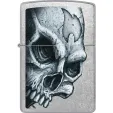 Zippo Skull And Flame Design lights ZO26923