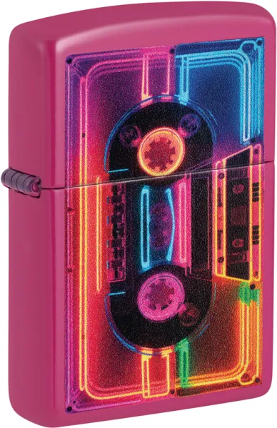Zippo Neon Cassette Lighter lights ZO27224