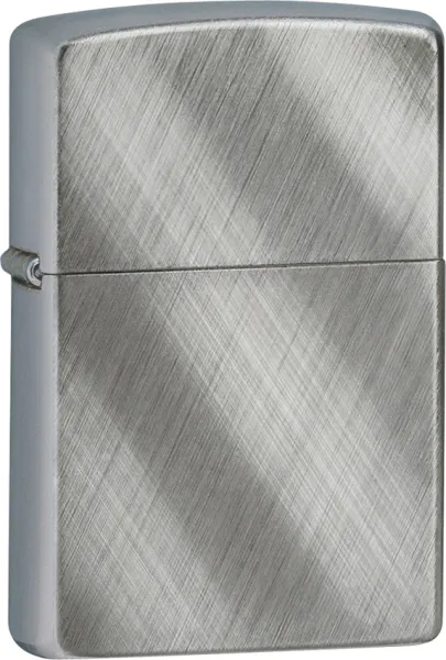 Zippo Diagonal Weave Chrome Lighter Model ZO28182