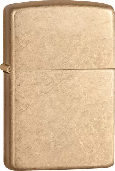 Zippo Armor Tumbled Brass lights ZO28496