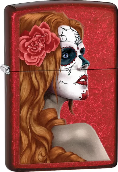 Zippo Day Of Dead Girl lights ZO28830