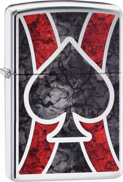 Zippo Ace Spade lights ZO28952