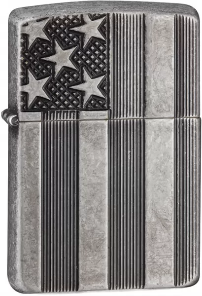 Zippo US Flag Armor Series lights ZO28974