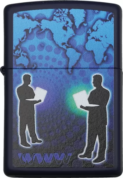 Zippo WWW Lighter lights ZO38054
